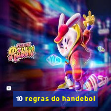 10 regras do handebol